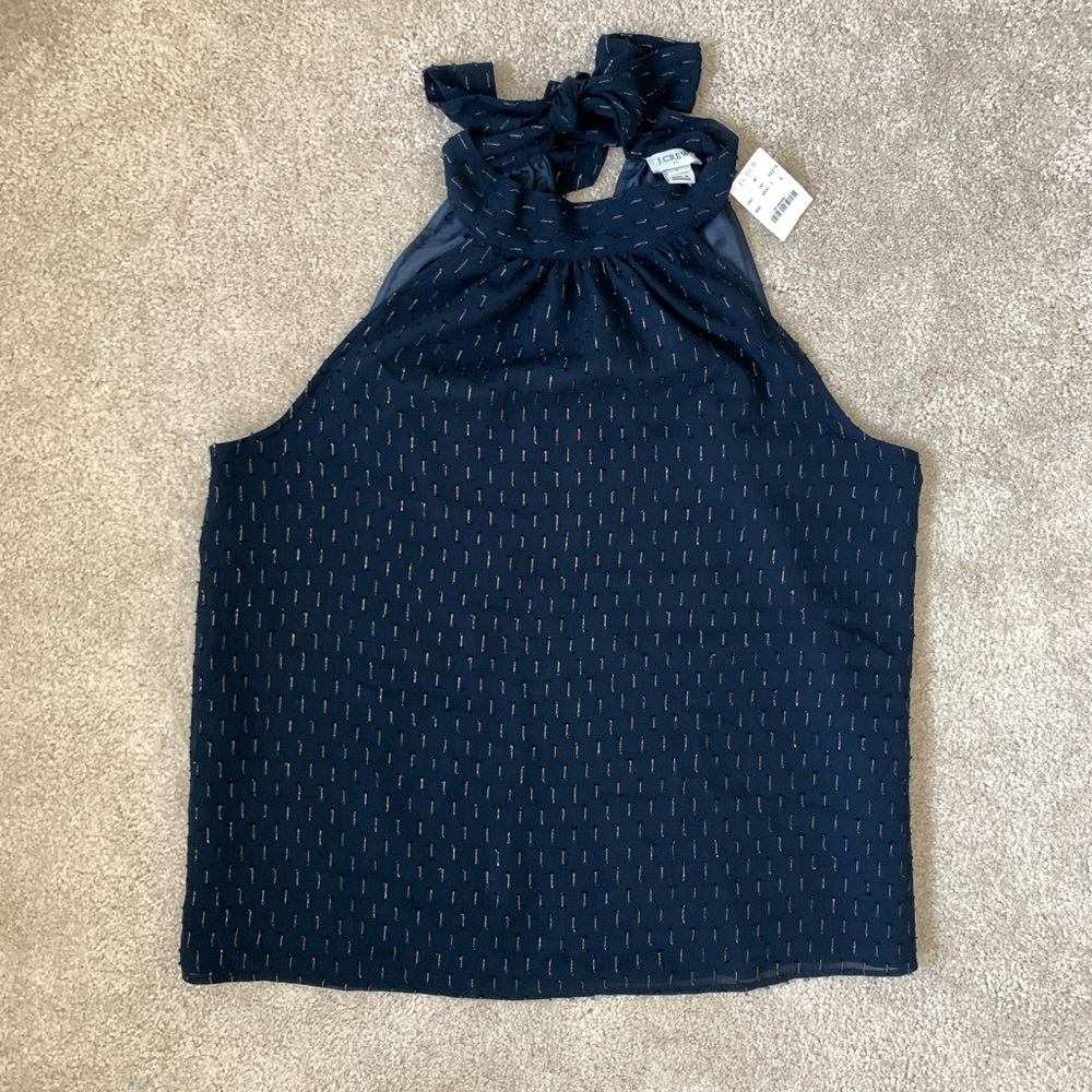 JCrew Navy Blue Sleeveless Top